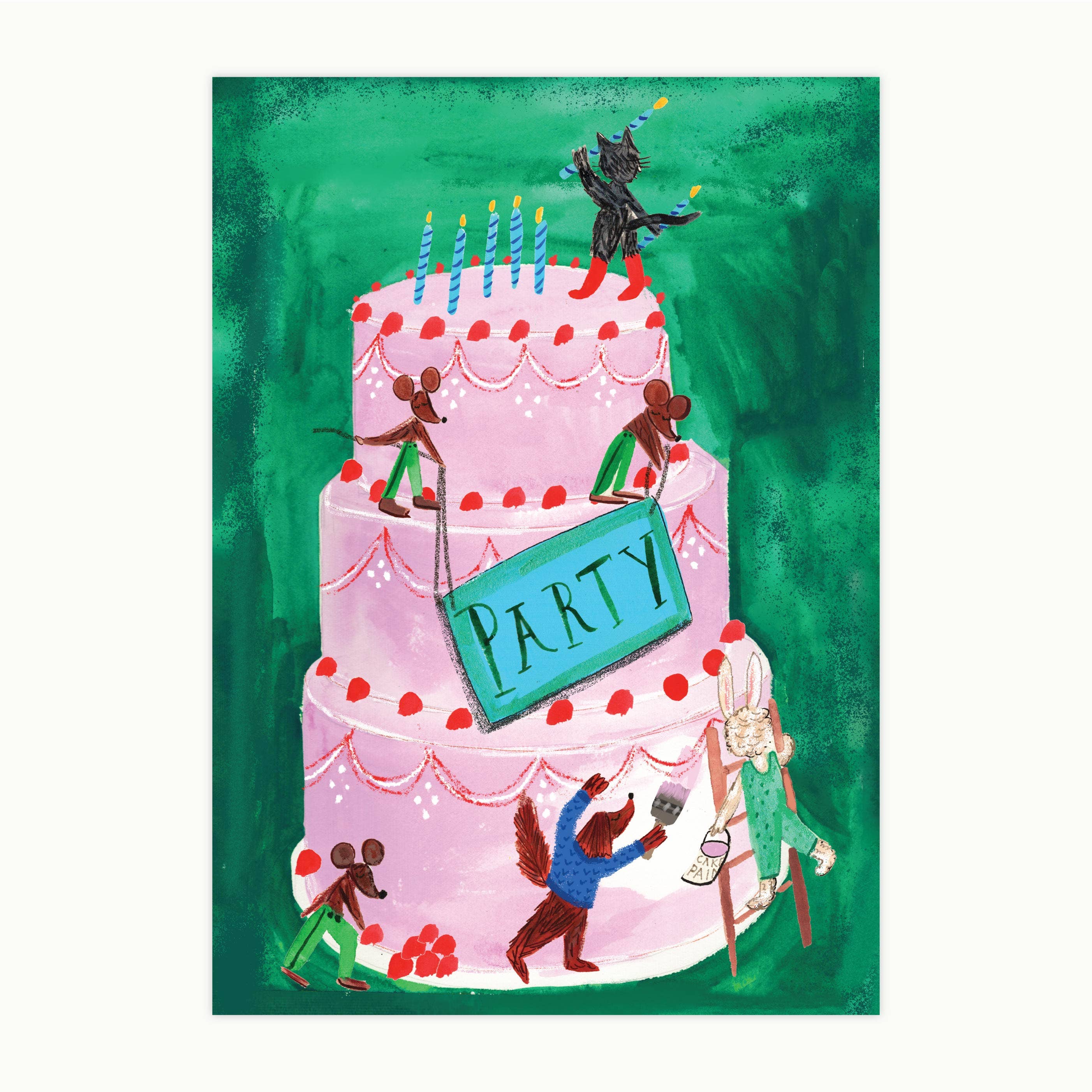 Cake Party Card