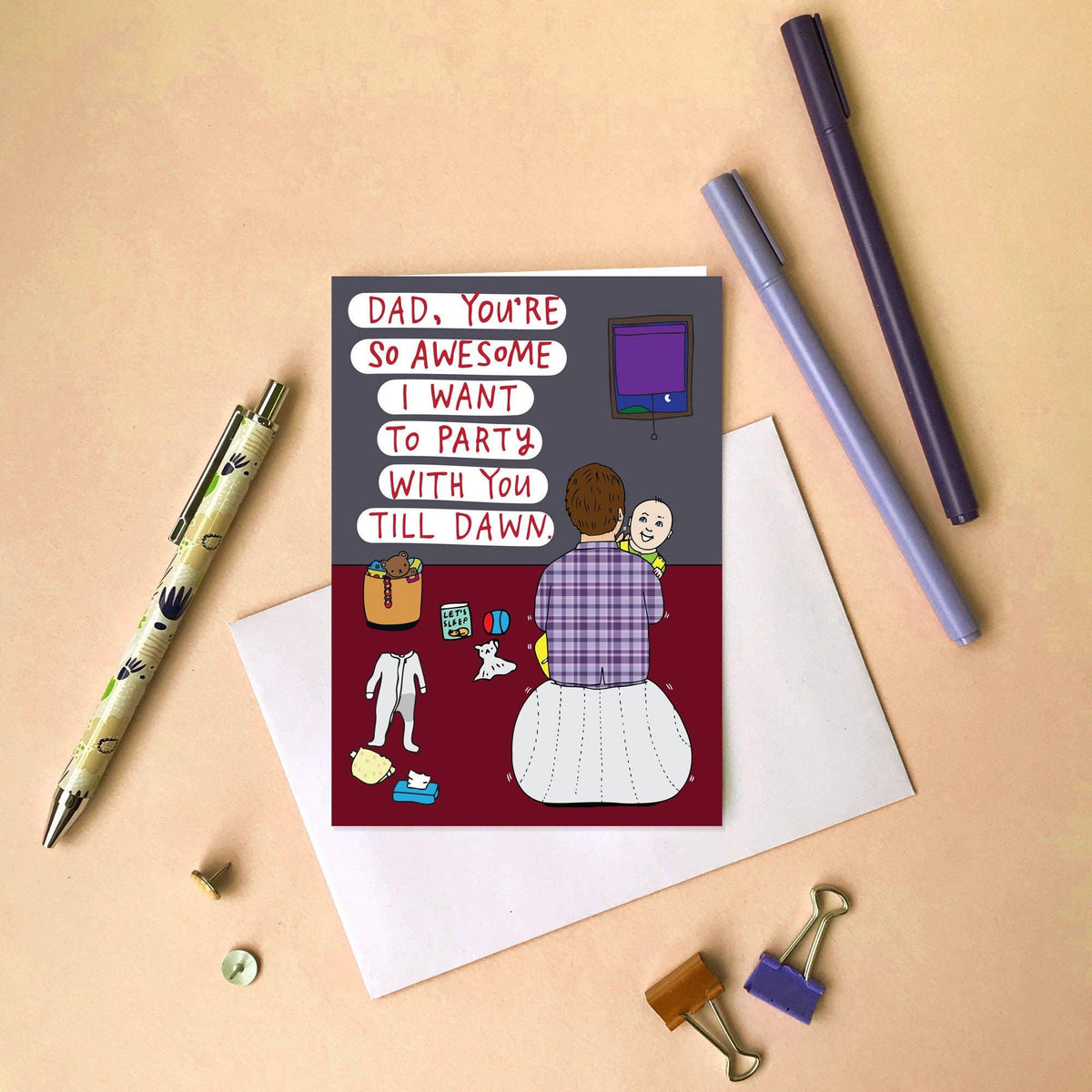 Dad, You’re So Awesome New Dad Card