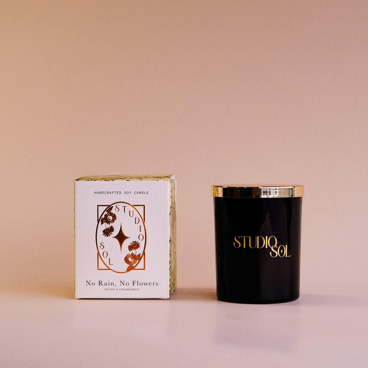 No Rain, No Flowers Candle | Peony + Chamomile