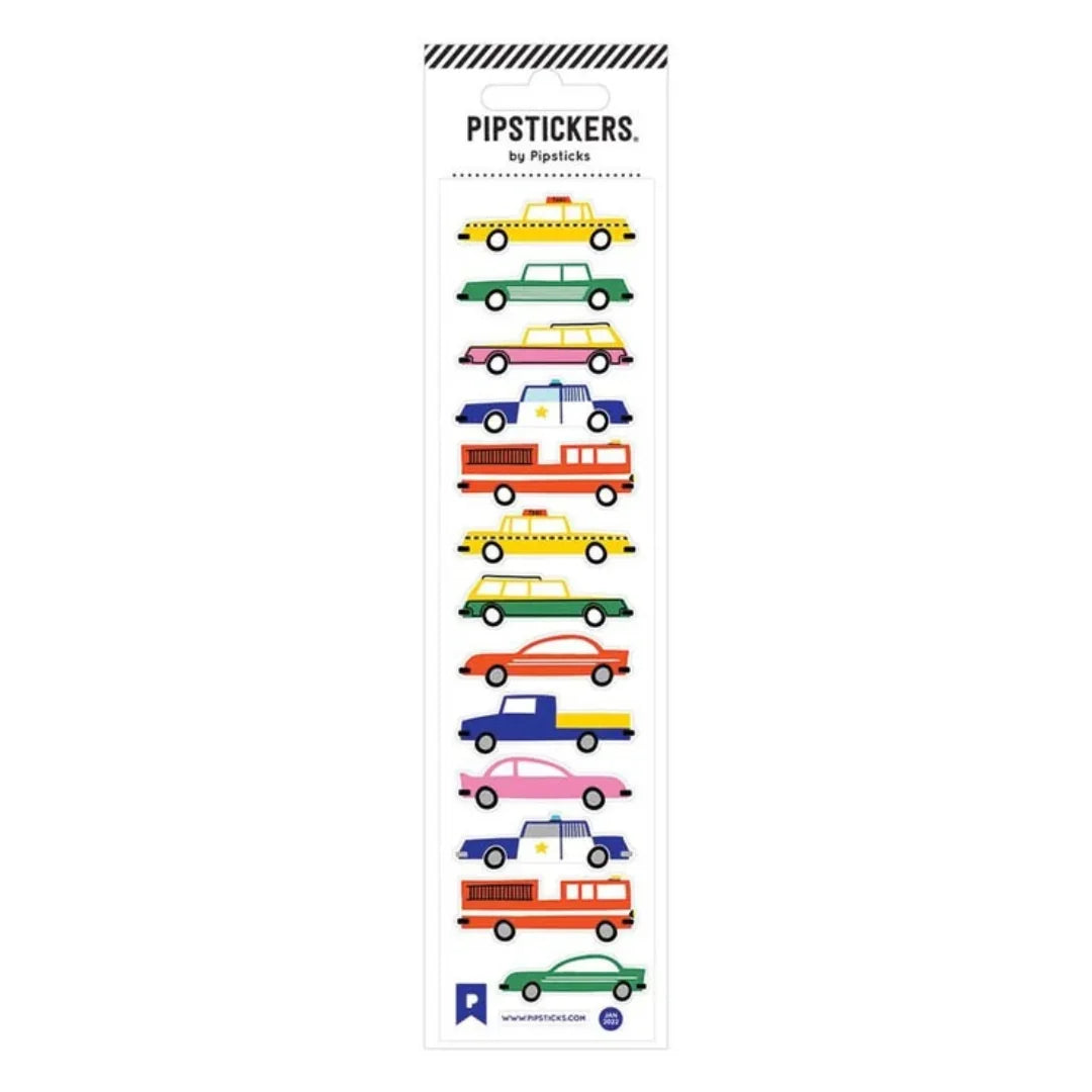 Fuzzy Vehicles Pip Stickers - By Pipsticks