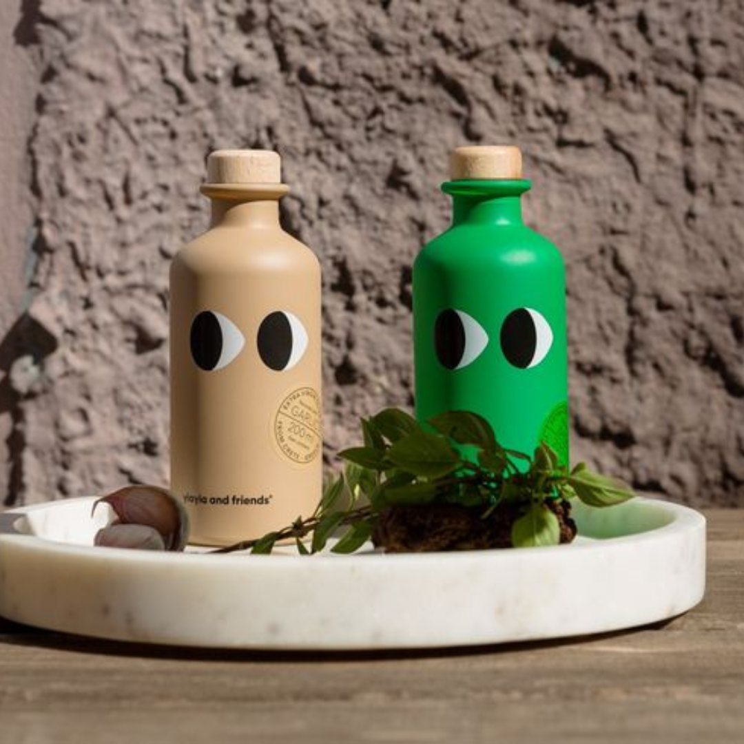 Yiayia and Friends Extra Virgin Olive Oil with Basil 200ml