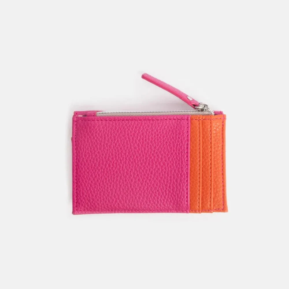 Bright Pink/Orange Cardholder Coin Purse