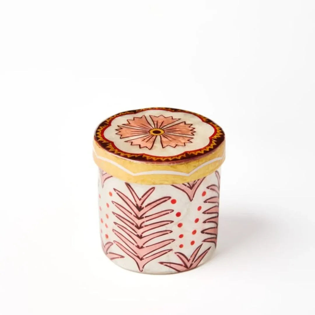 SAMIRA TALL BOX PINK FLOWER