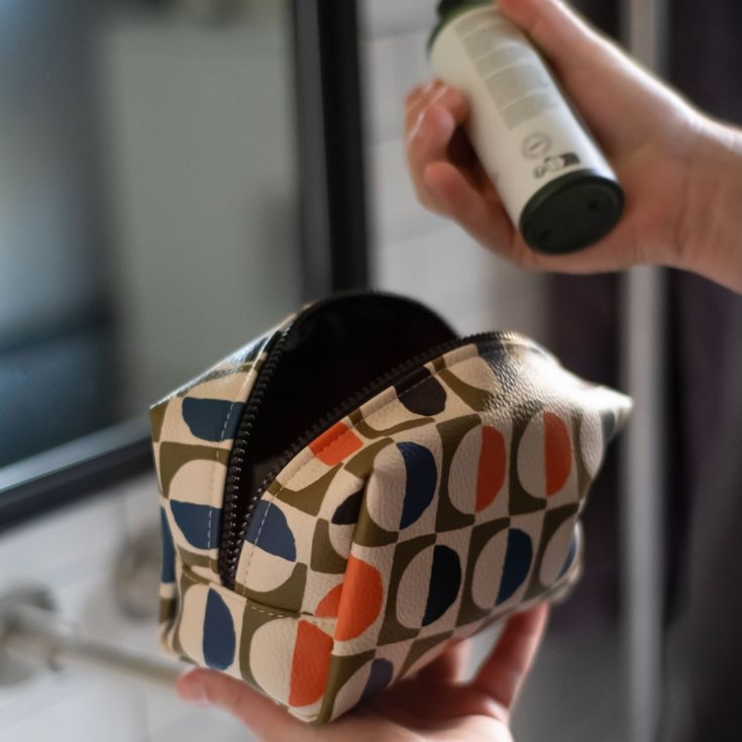 Geo Print Grooming Bag