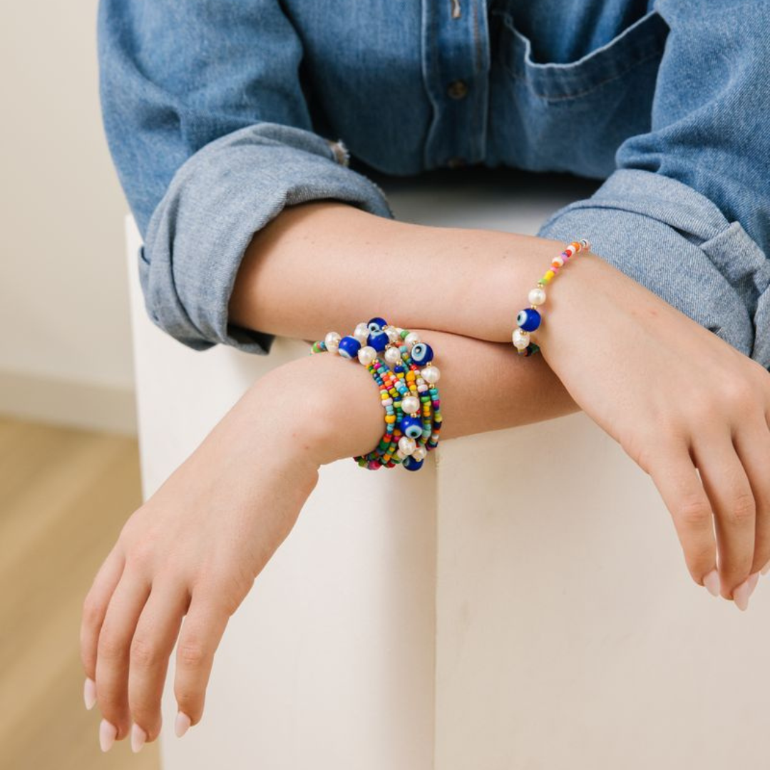 Evil Eye Bracelet - Blue