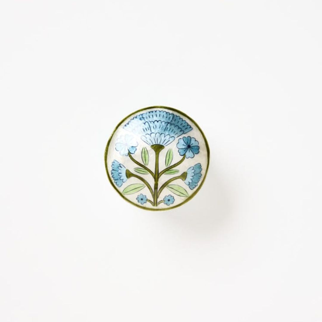 SAMIRA SHORT BOX BLUE FLOWER