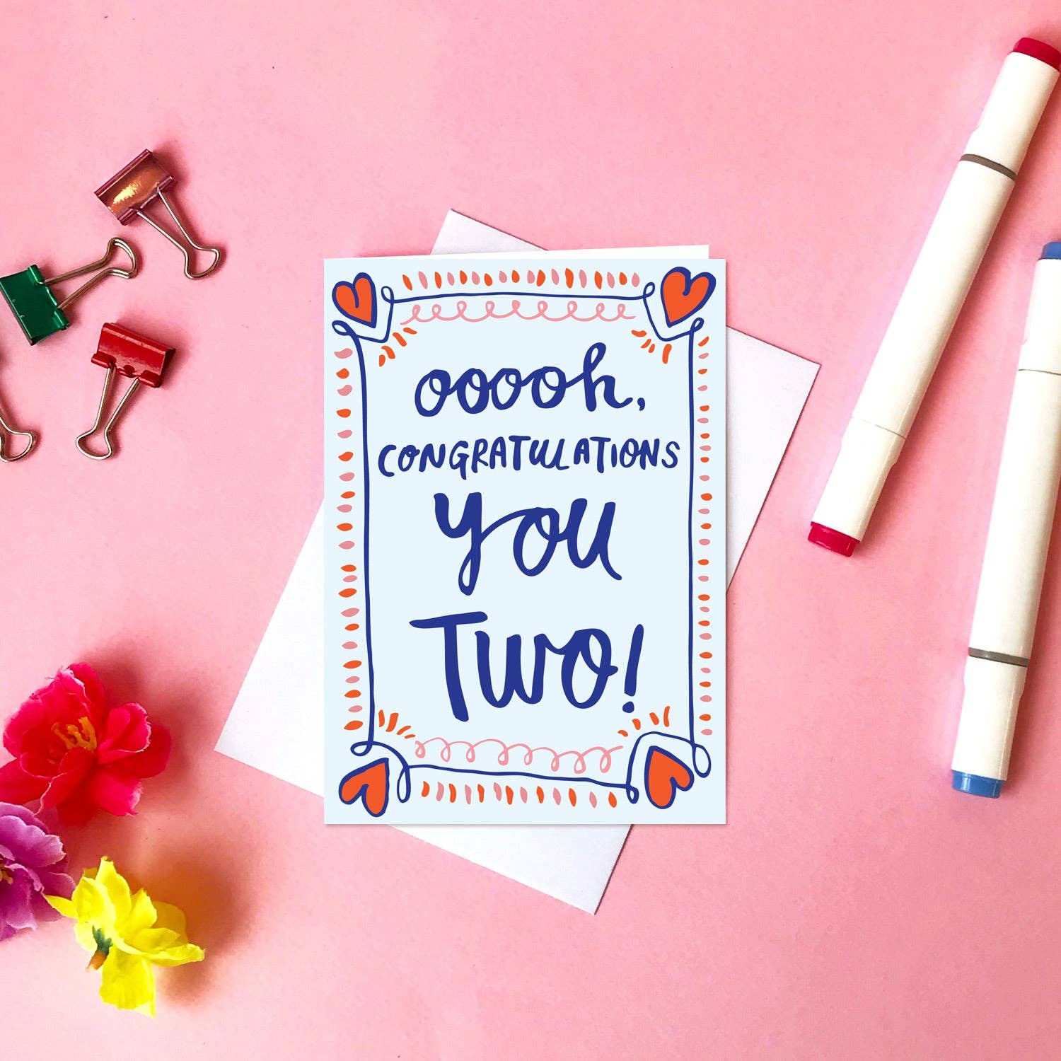 Ooooh, Congratulations You Two Card