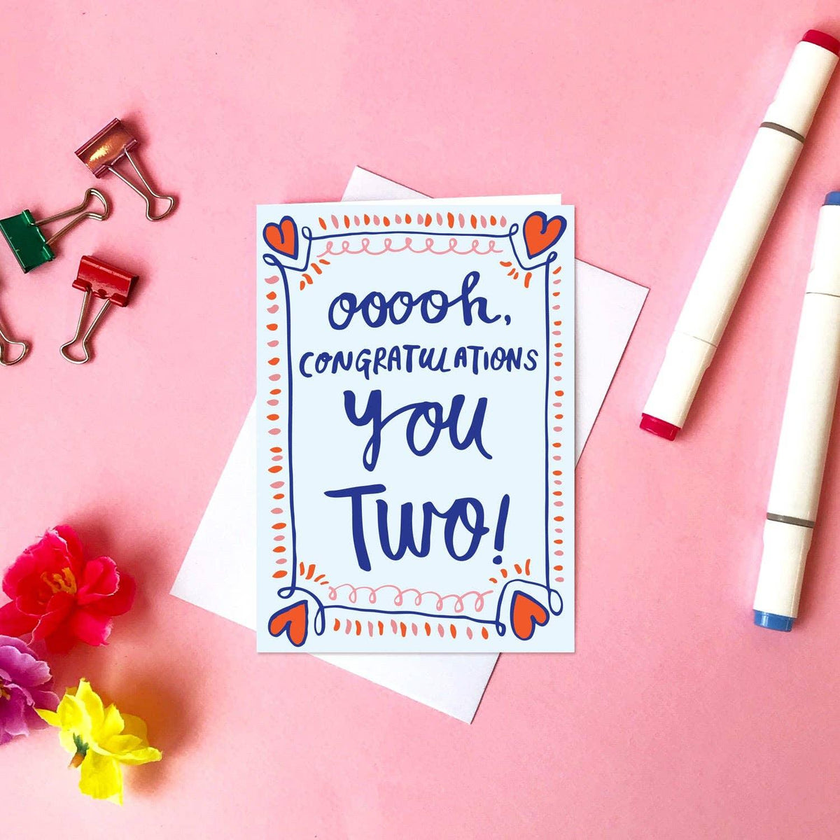 Ooooh, Congratulations You Two Card