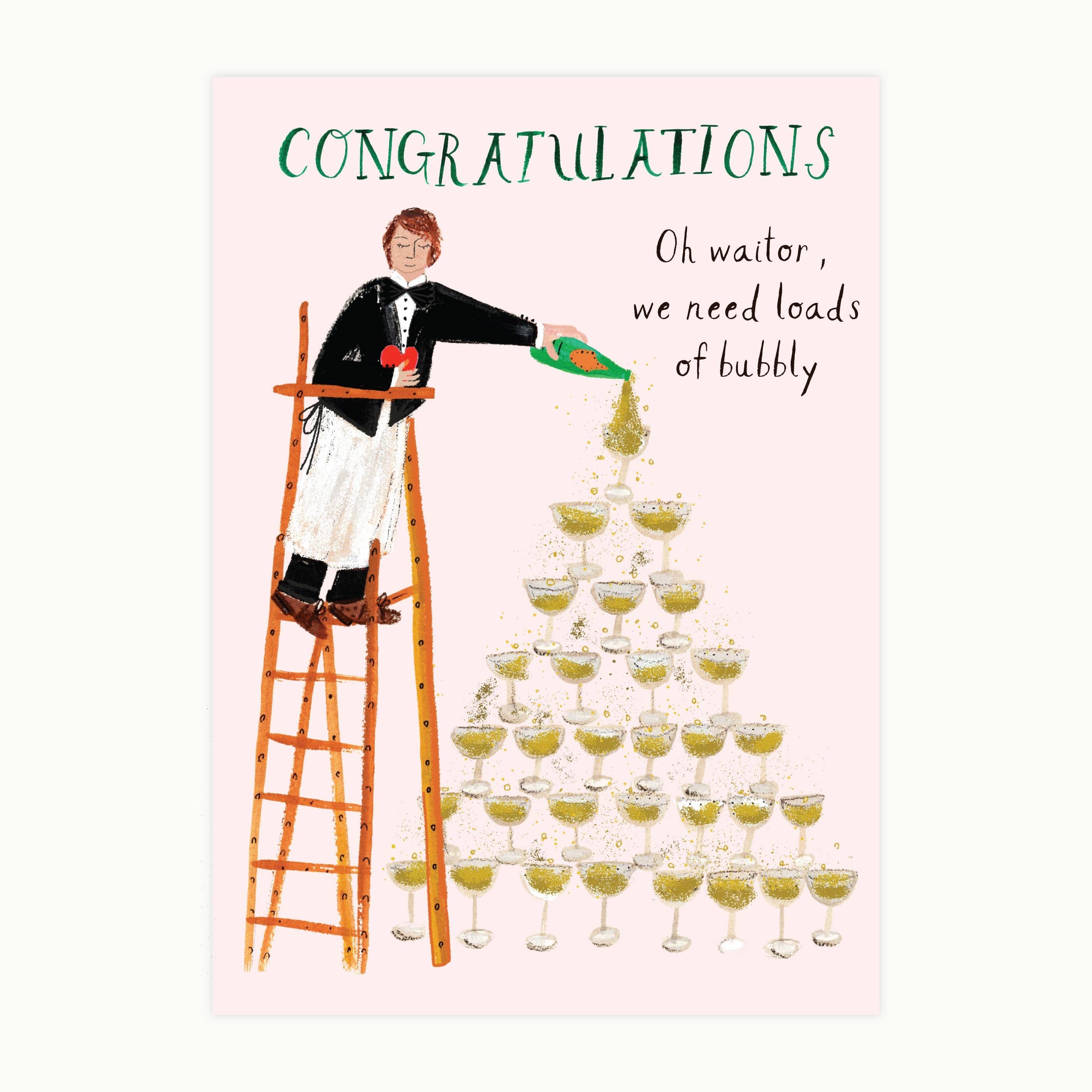 Loads of Bubbly Congratulations Card