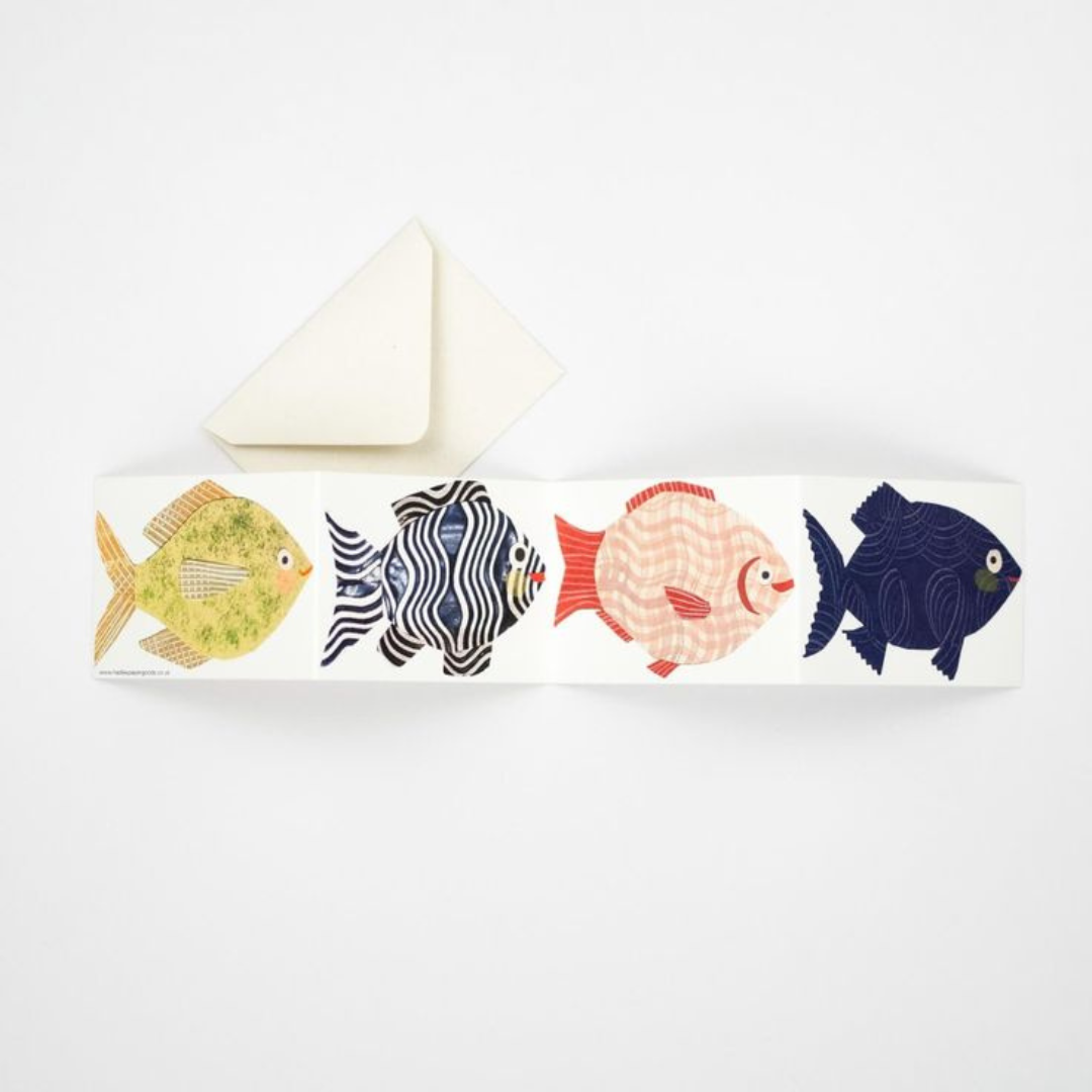 Fish Concertina Mini Card