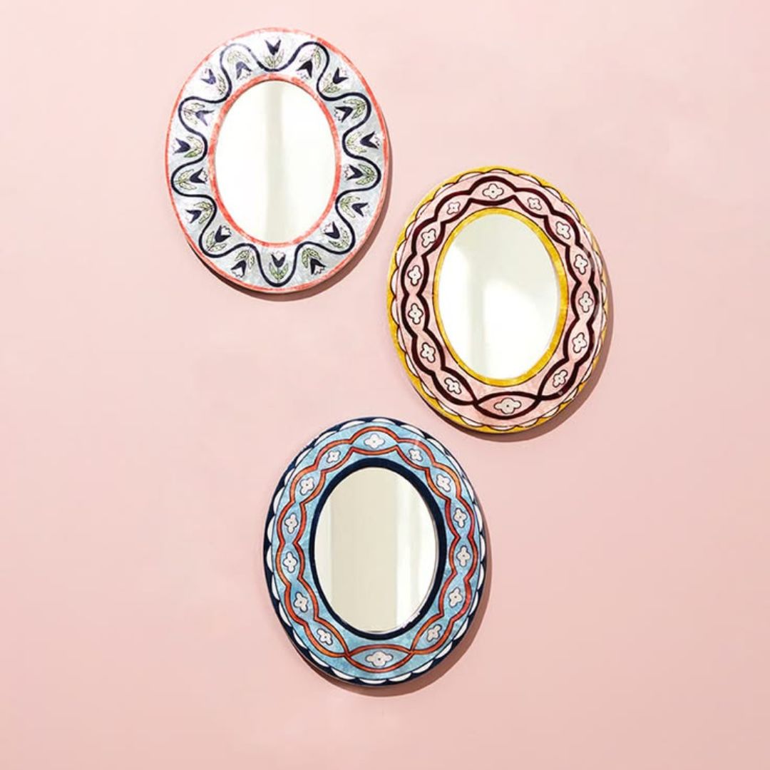 SAMIRA MIRROR PINK WAVES