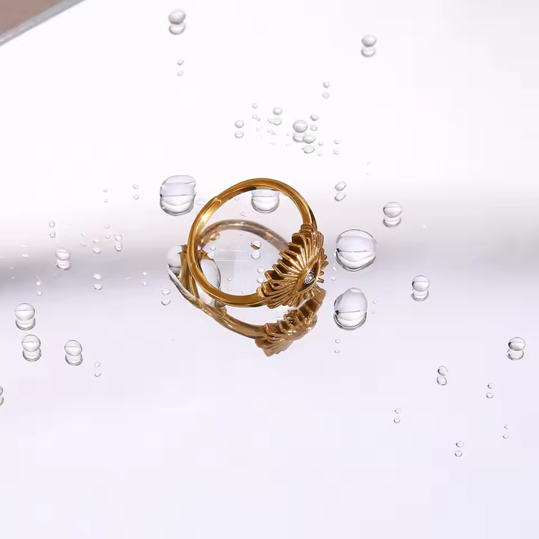 "Evil Eye" Adjustable Waterproof Ring