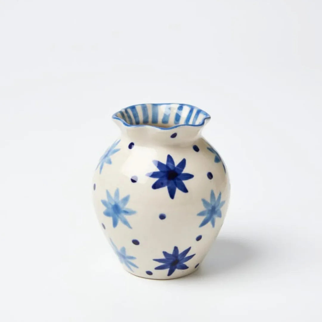 PALOMA VASE STAR BLUE