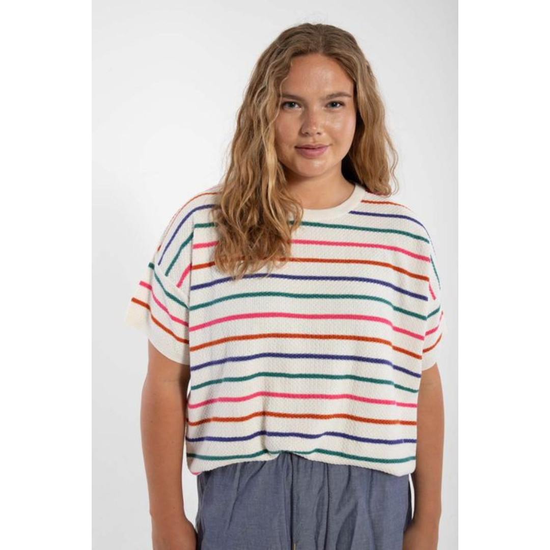 Danepopcorn Pearl Knit Sweater Tee - Mellow Sailor