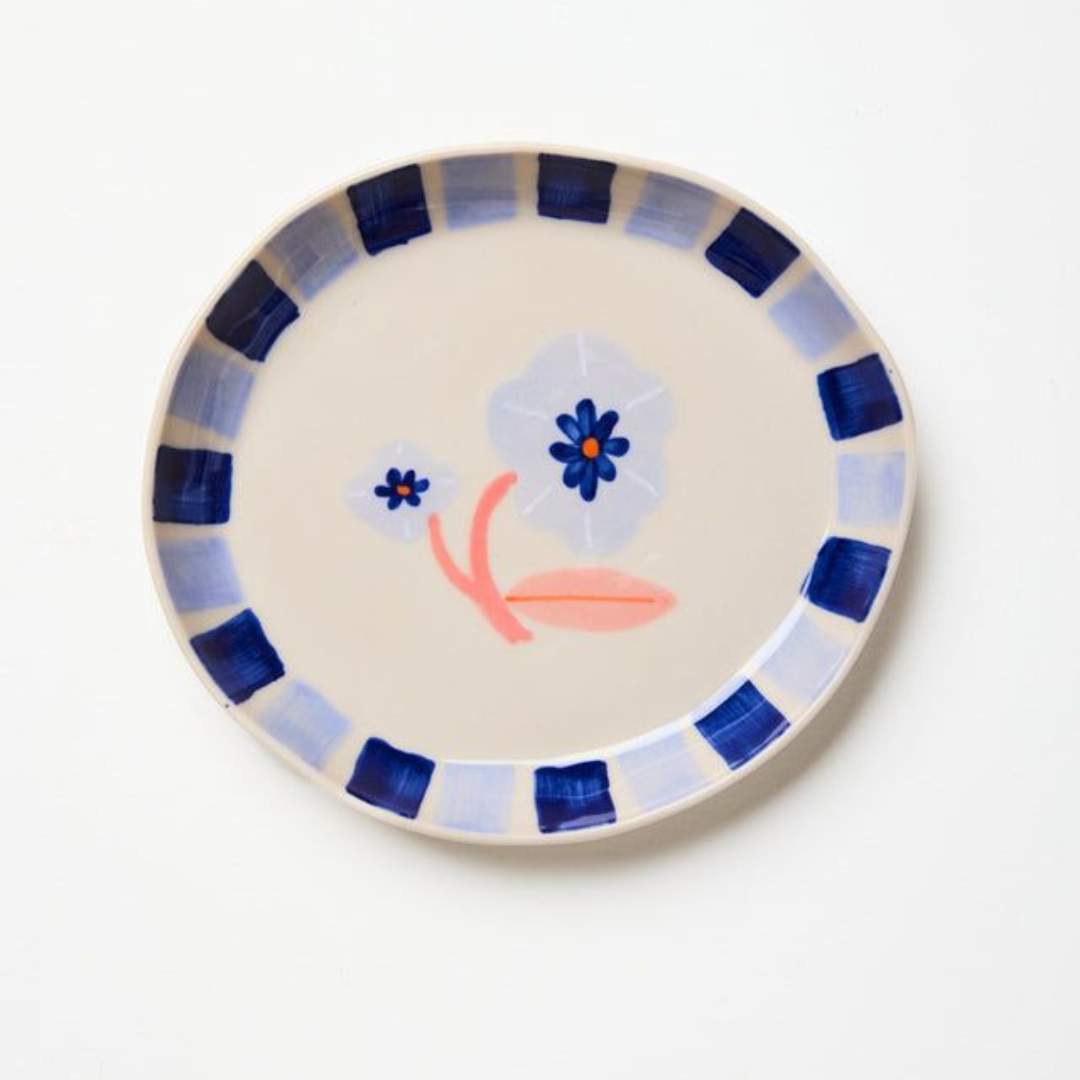 Bloomie Blue Flower Dish