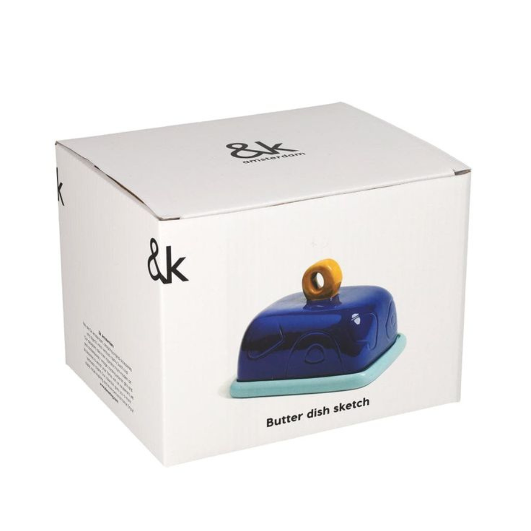 Butter Dish - Sketch Blue - PRE ORDER