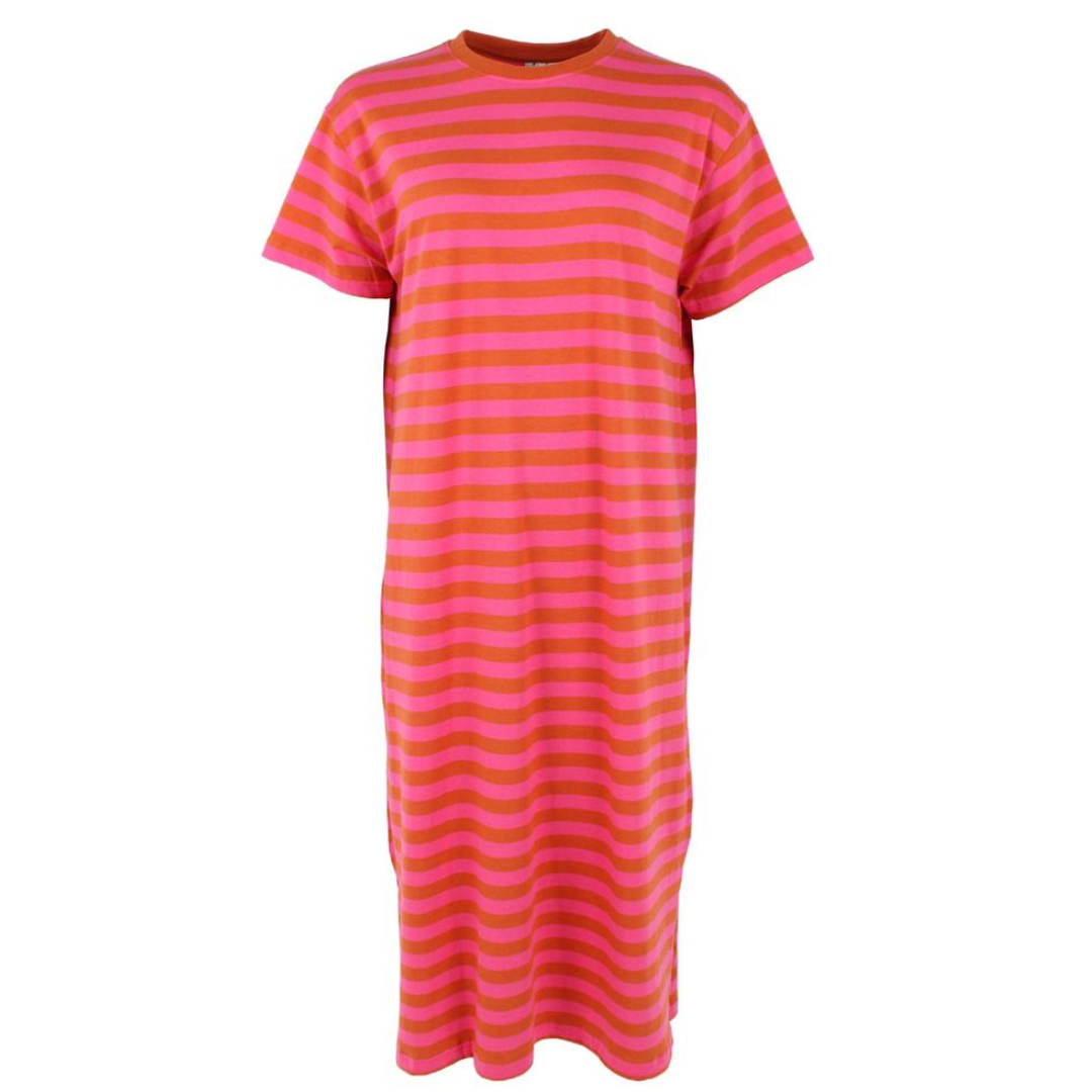 Danebasic Sweet Dress Light Rust/Bright Pink