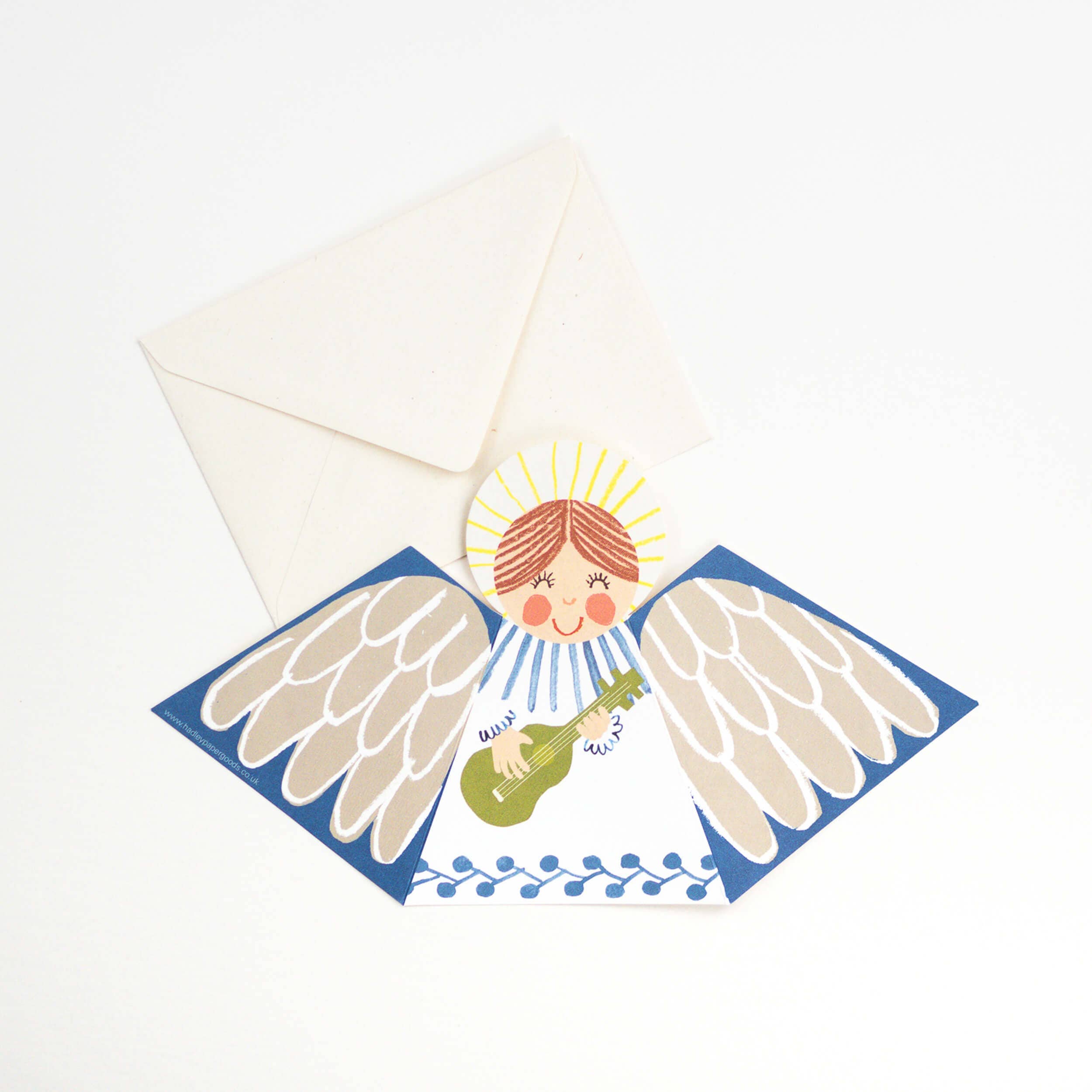 Blue Angel Fold-Out Card