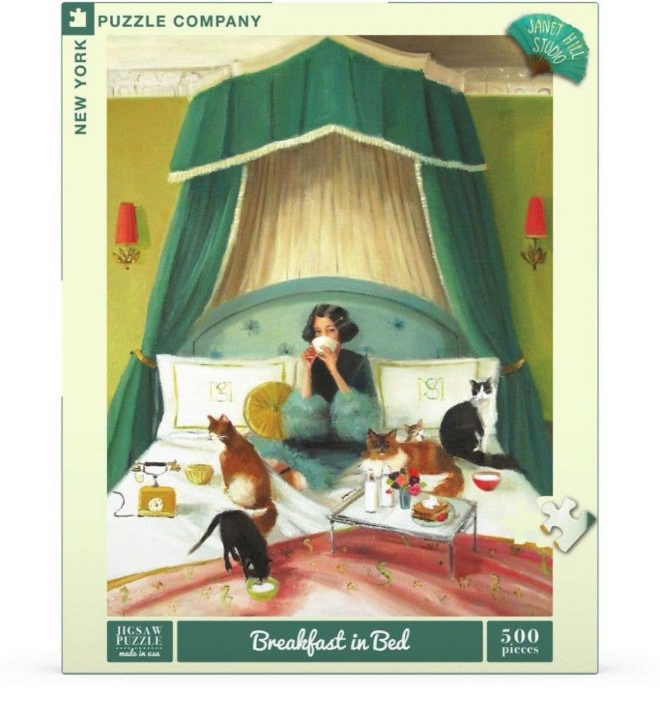 Breakfast in Bed by Janet Hill - 500 piece puzzle