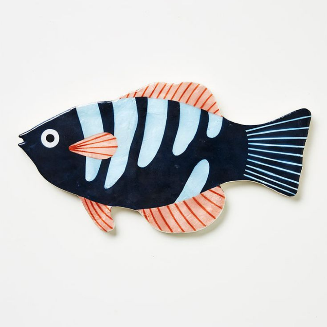 Captain Fish Capiz Wall Art