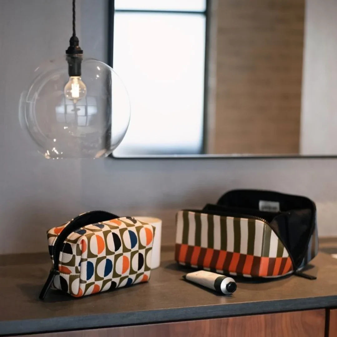 Geo Print Grooming Bag