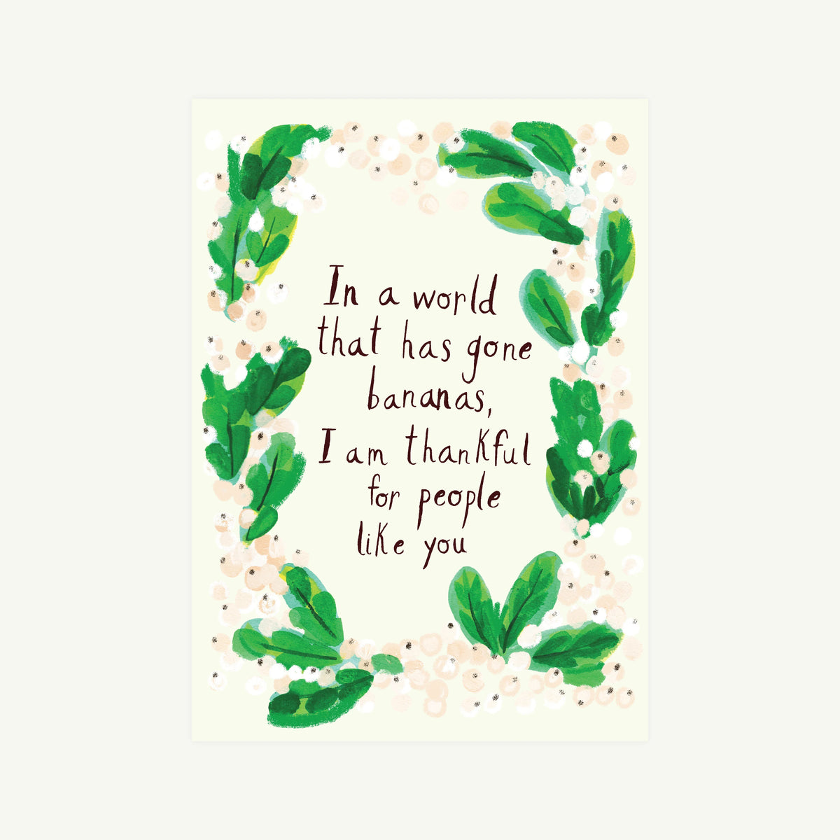 Thankful for You Greeting Card