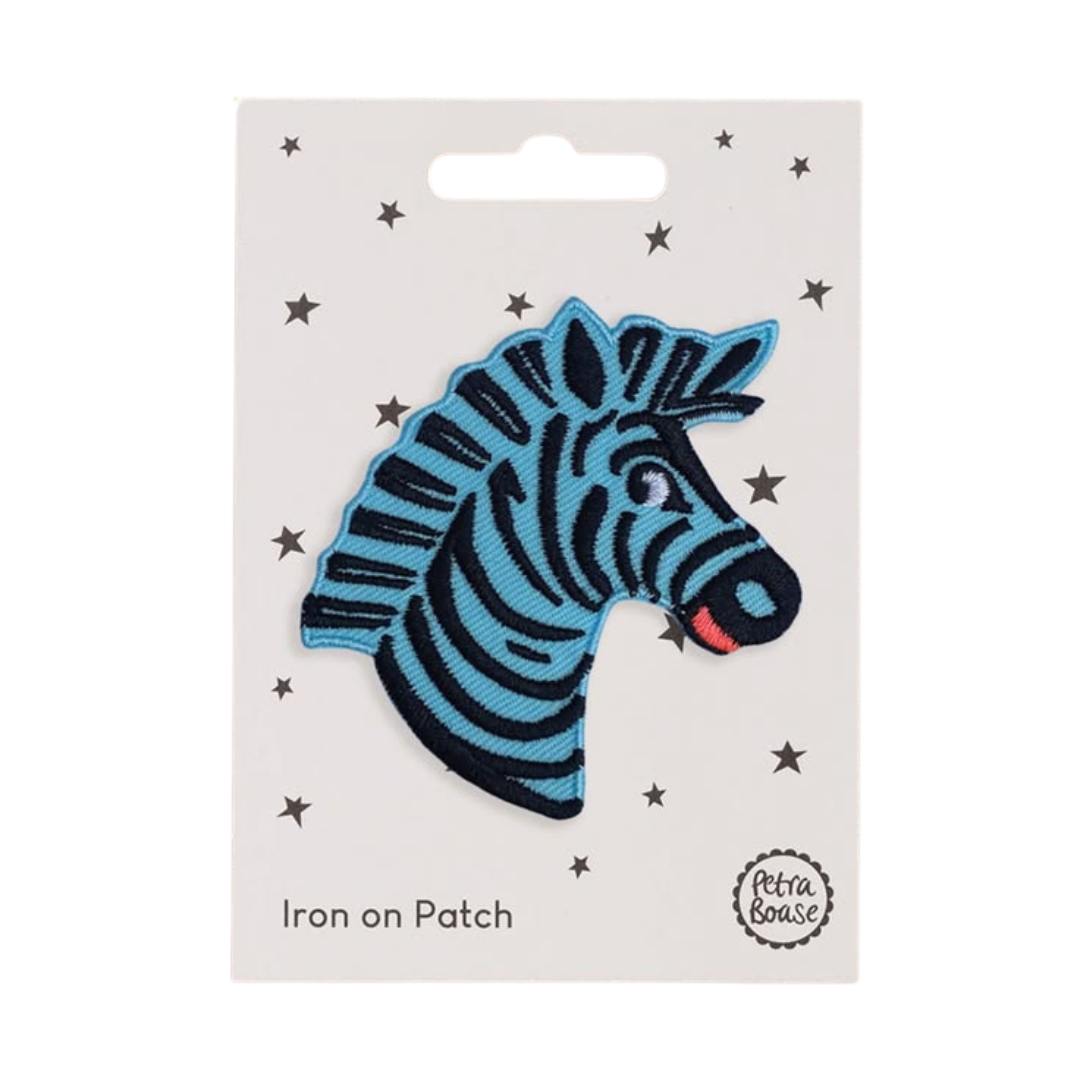 Zebra Iron on Patch