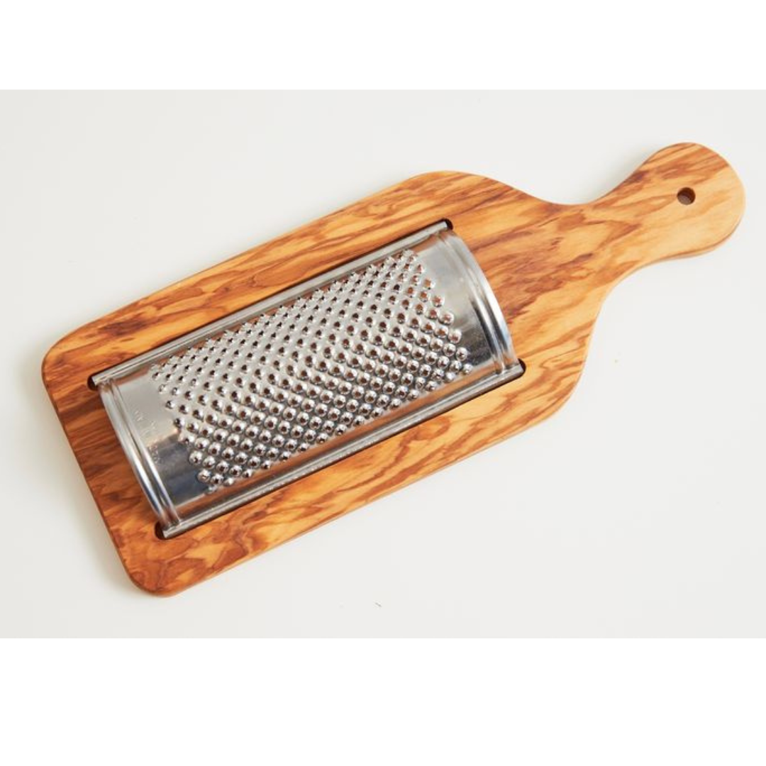 Italian Olivewood Flat Cheese Grater