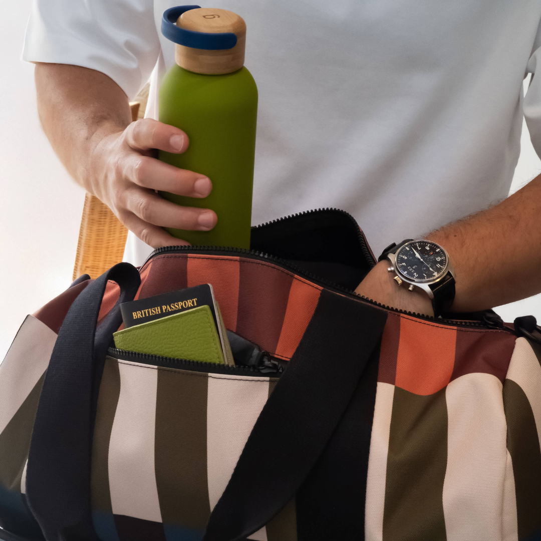 Green Metal Water Bottle