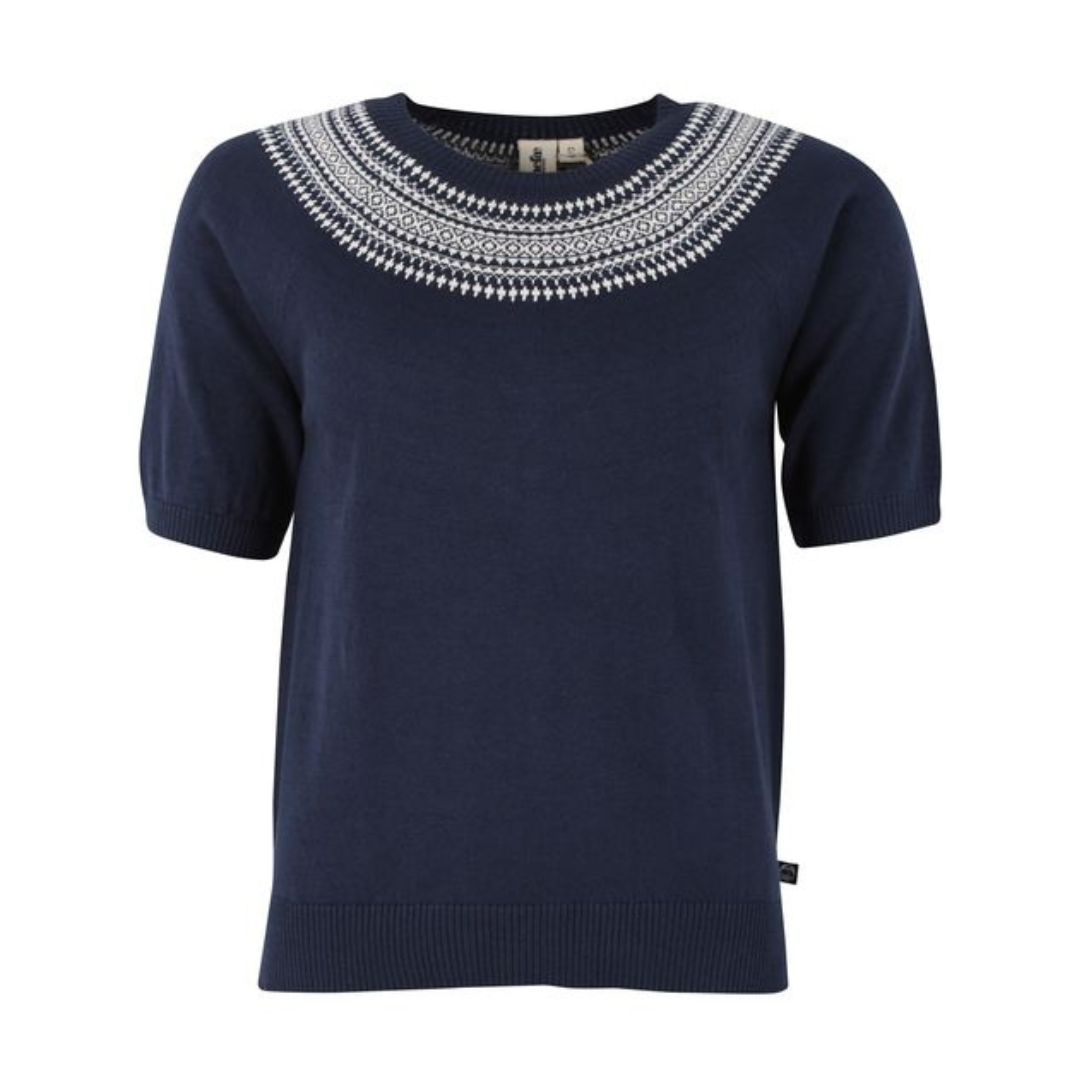 Danesilver Sweater Tee - Dk Navy/Chalk