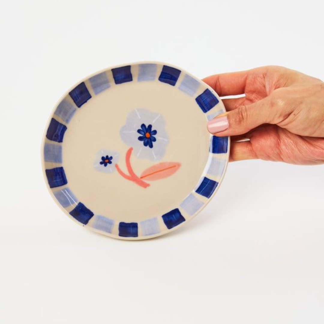 Bloomie Blue Flower Dish