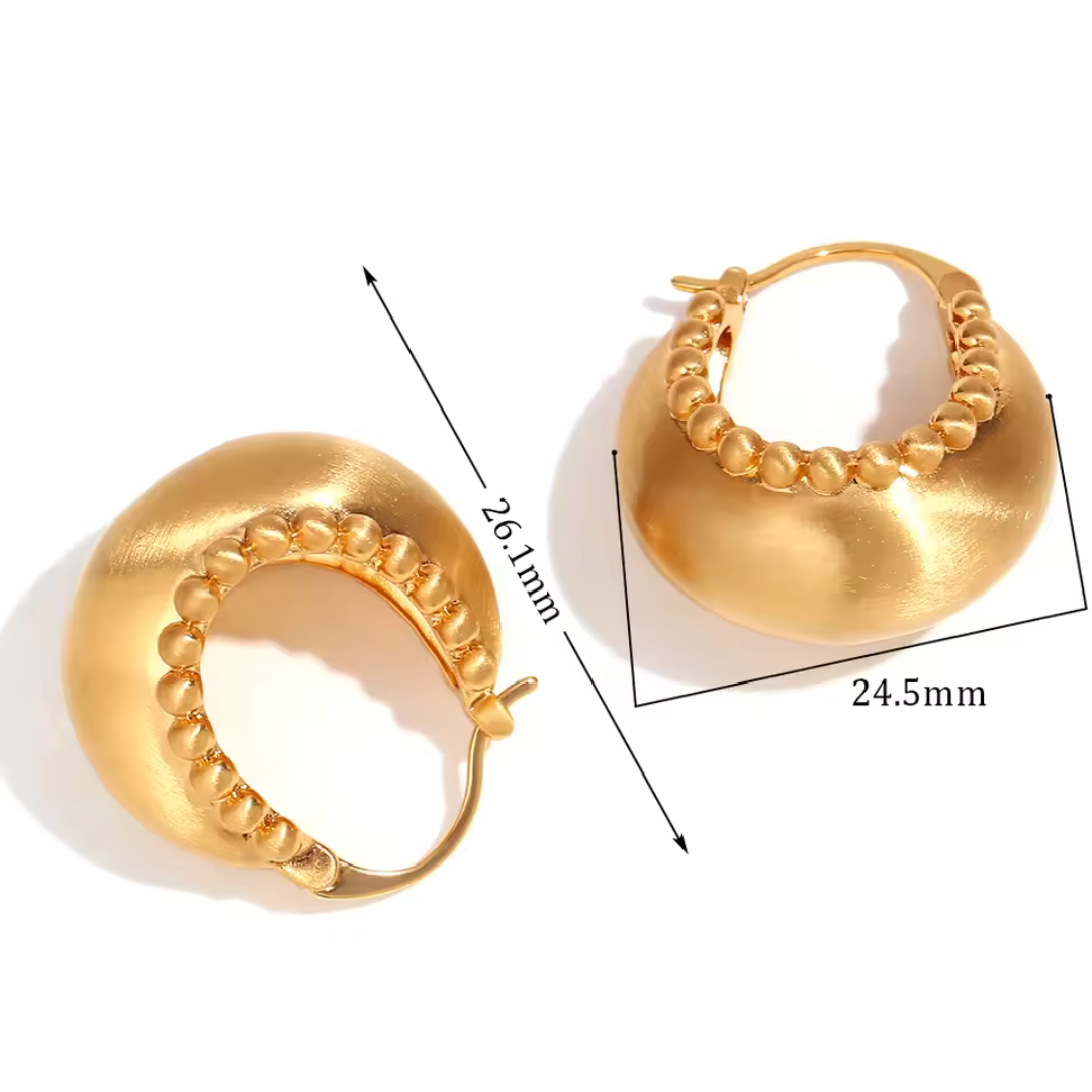 "Basket Case" Waterproof Earrings