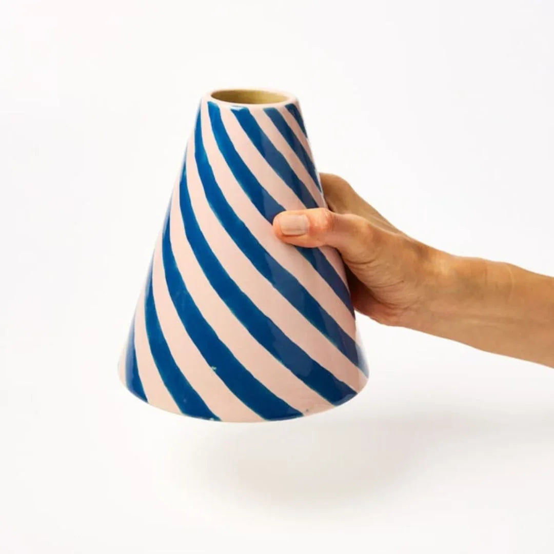 JESTER VASE BLUEBERRY SWIRL