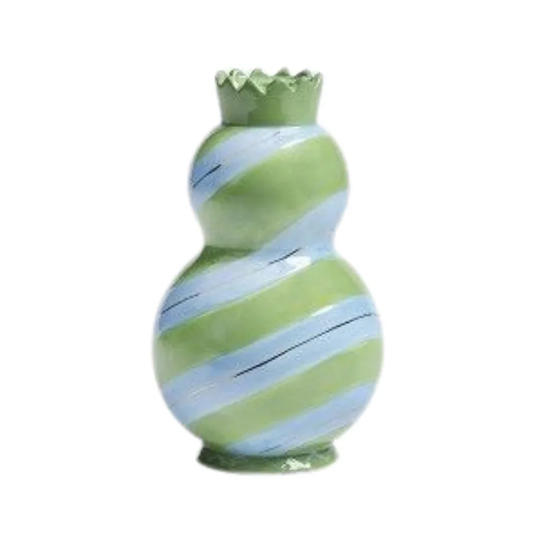 Jolly Candle Holder - Green & Blue