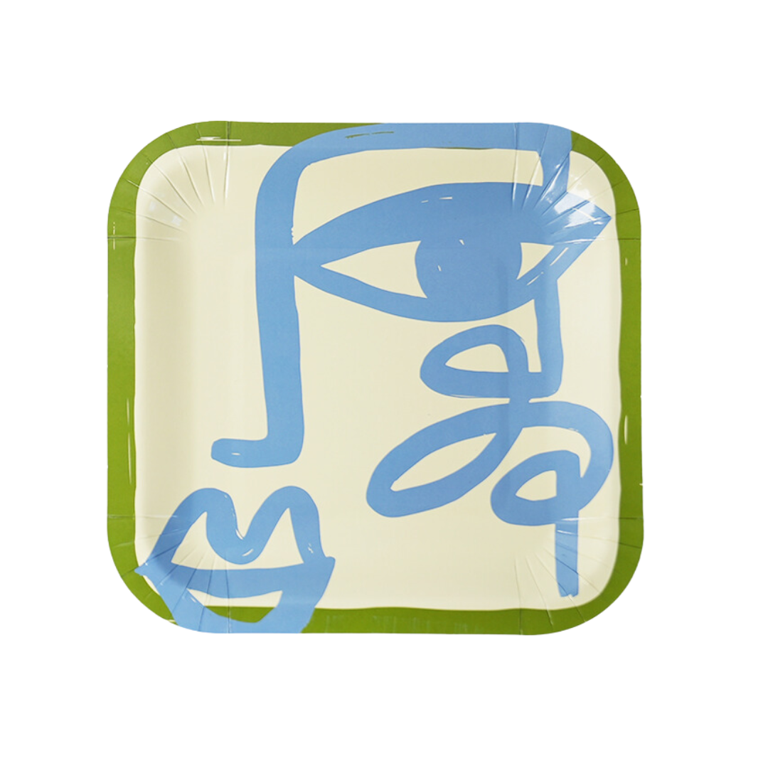 Art Party Dessert Paper Plates