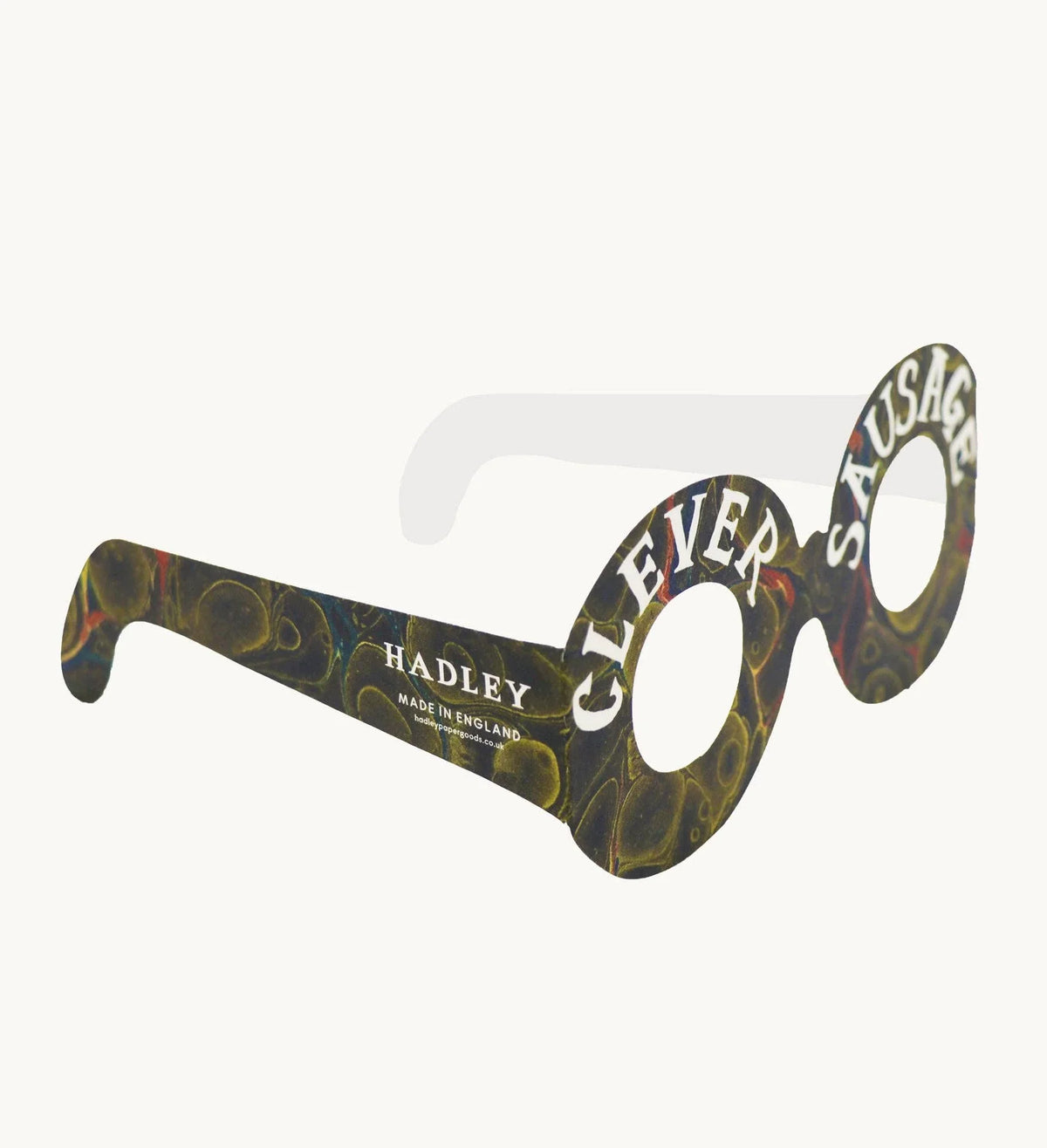 Clever Sausage Glasses Card