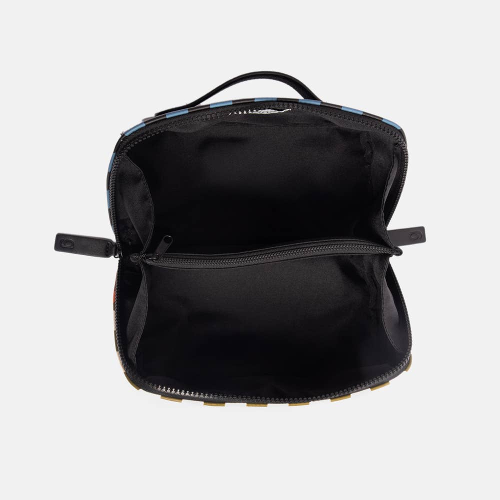 Retro Stripe Flat Lay Wash Bag