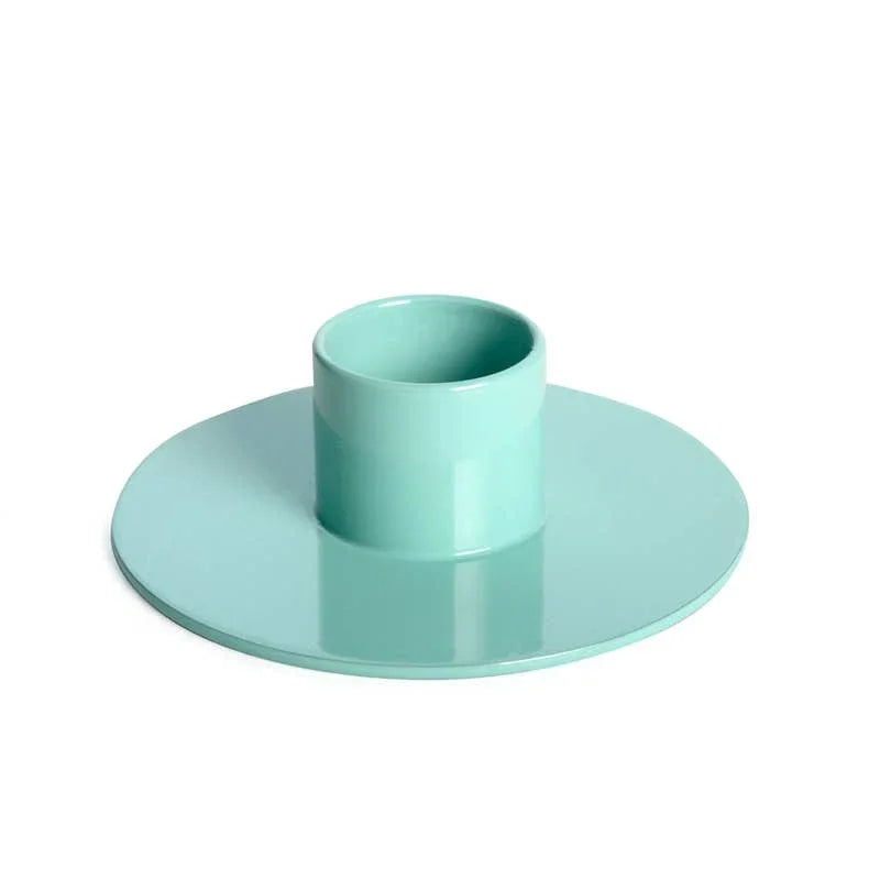 Candle Holder - Smiley Mint