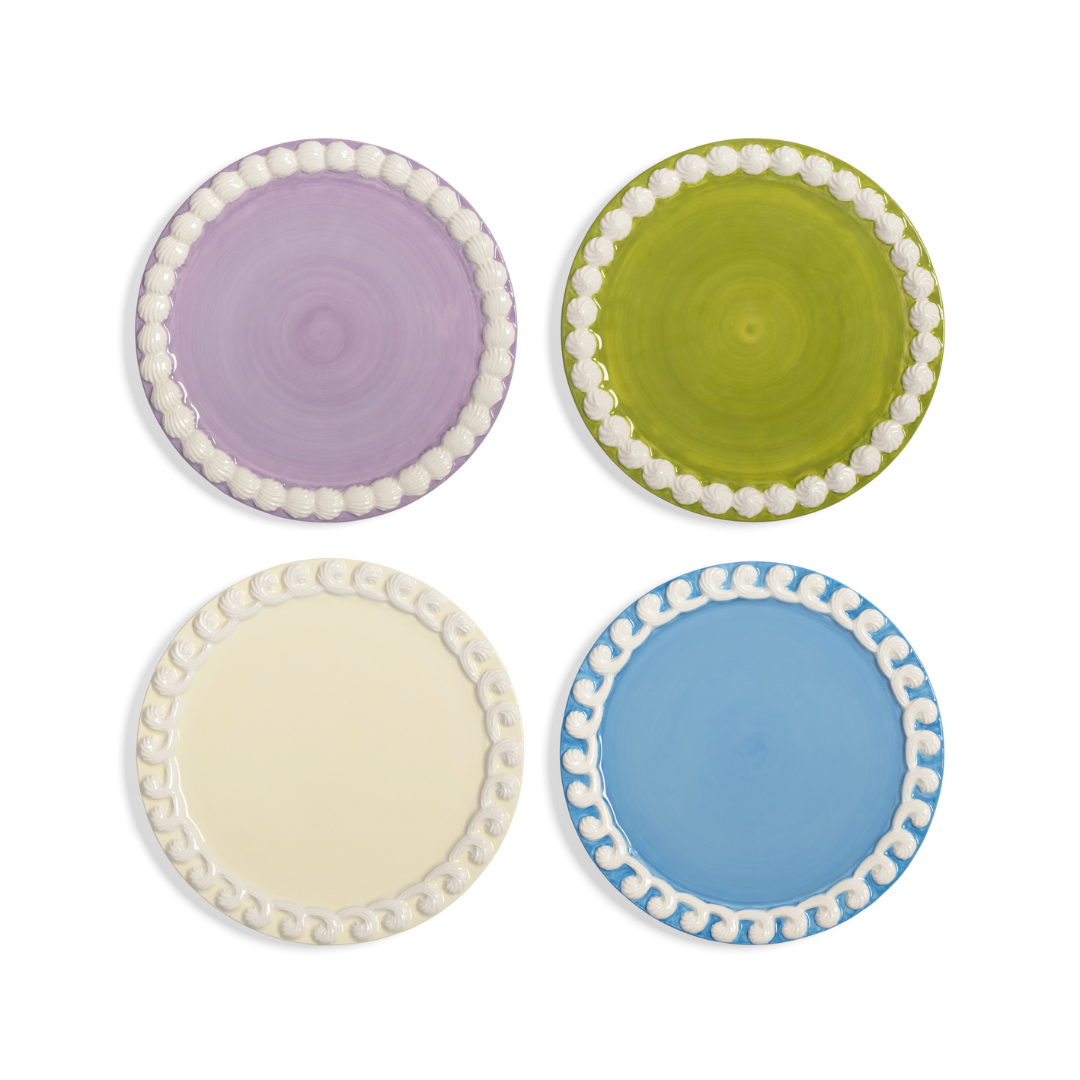 Set of 4 Whip Plates By &Klevering