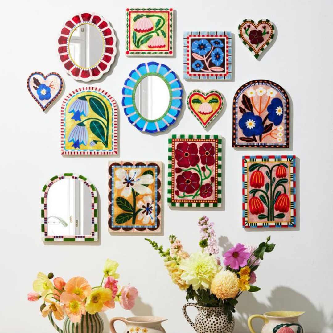 BLOOM NOUVEAU CHECK MIRROR