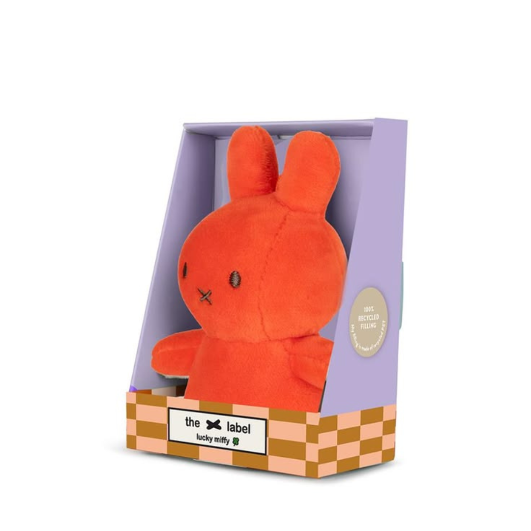 PRE ORDER - Lucky Miffy Plush – Bright Coral 10cm