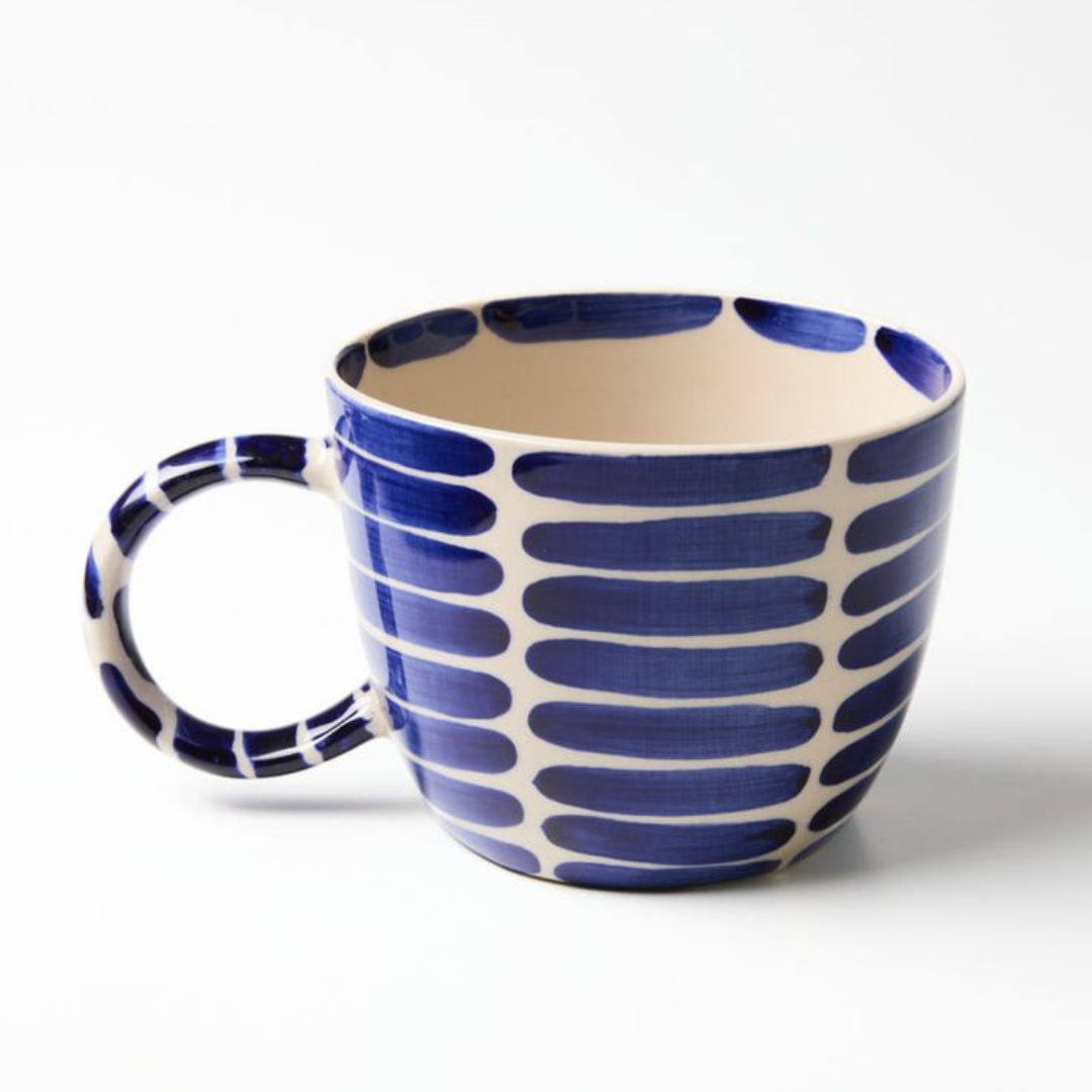 Blue Stripe Chino Mug - BOSS Size