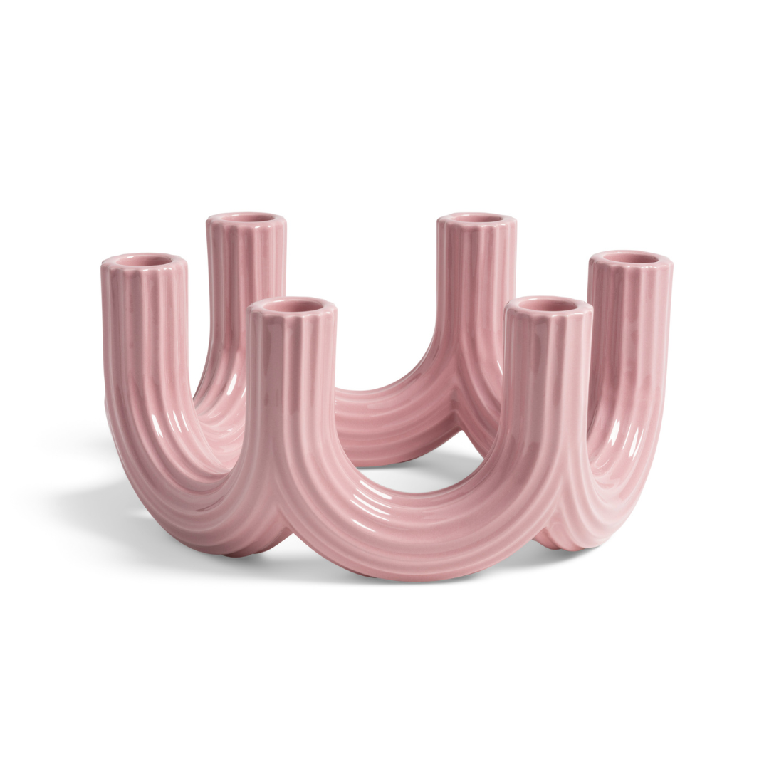 Churros Candle Holder Pink By &Klevering