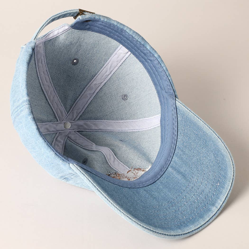 Cavalier King Denim Baseball Cap