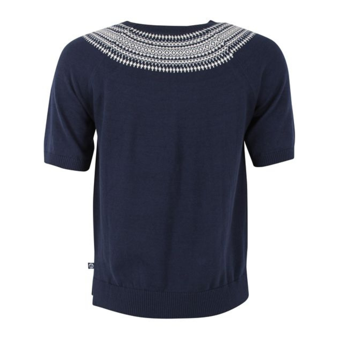 Danesilver Sweater Tee - Dk Navy/Chalk