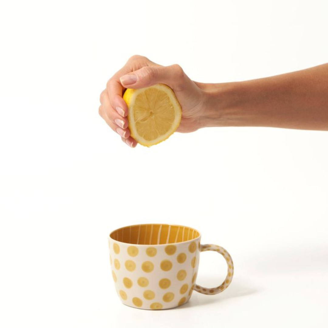 CHINO MUG MUSTARD DOT