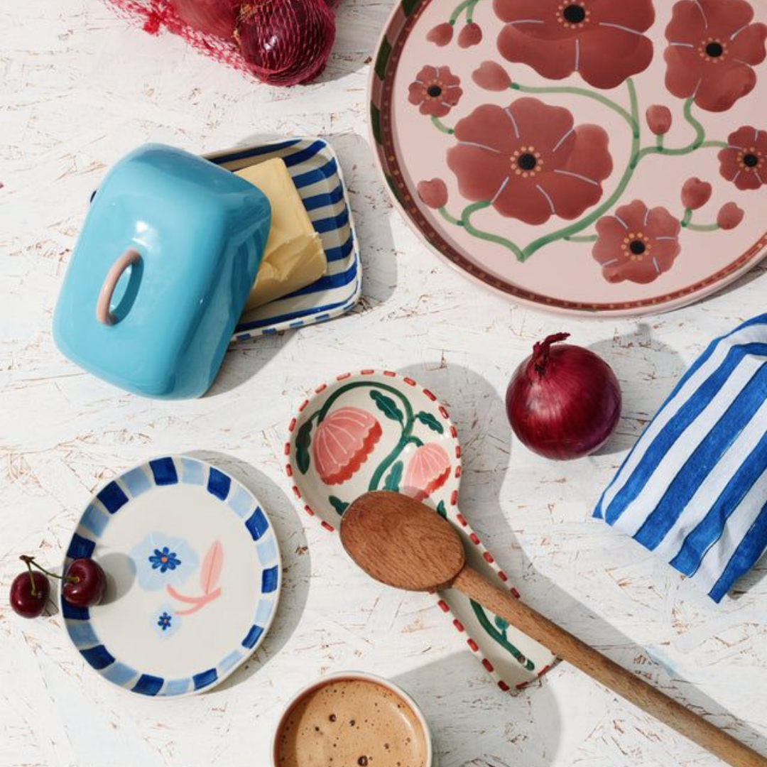 Bloomie Pink Flower Spoon Rest