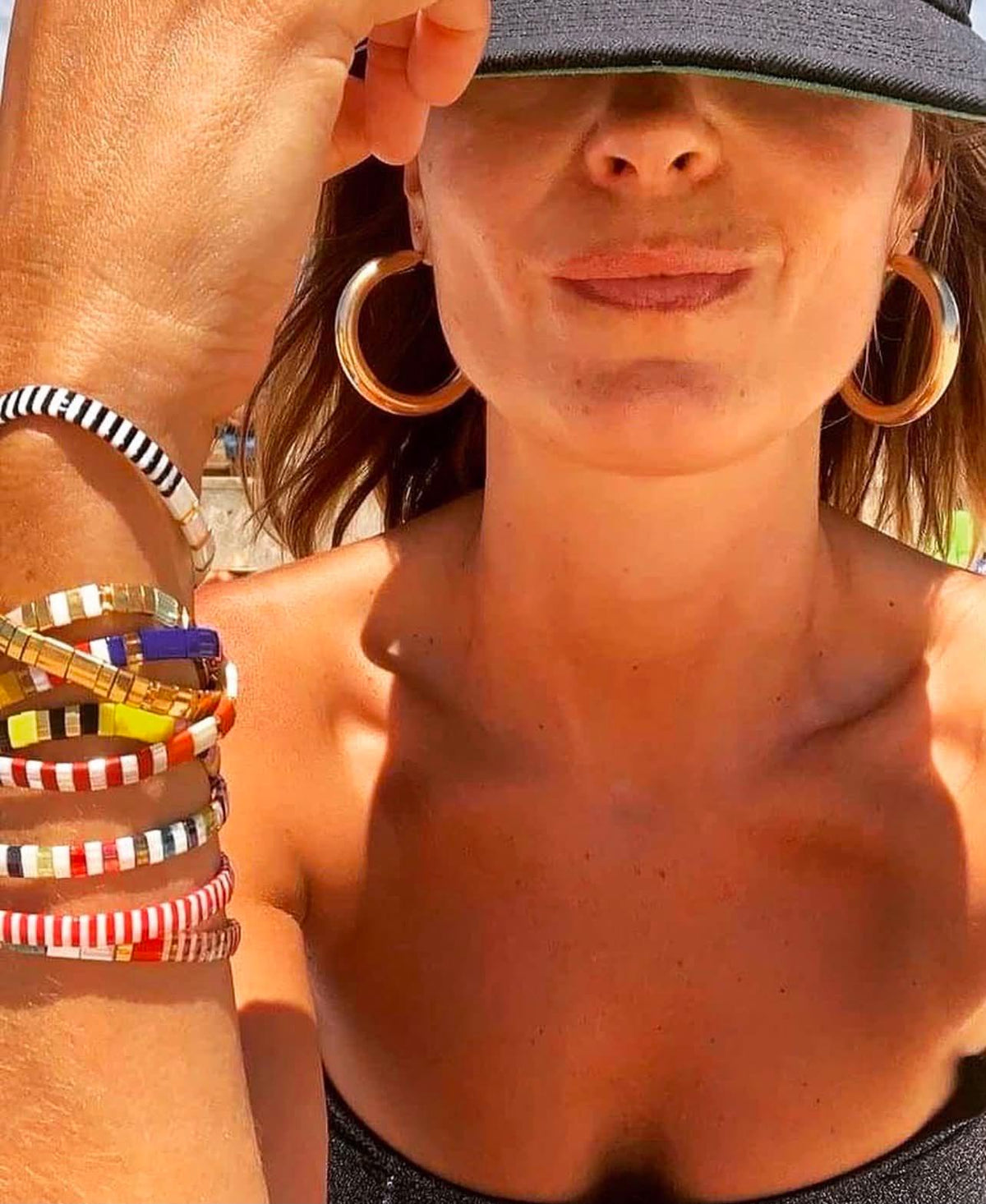 Blush Hour Stacker Tila Bracelet