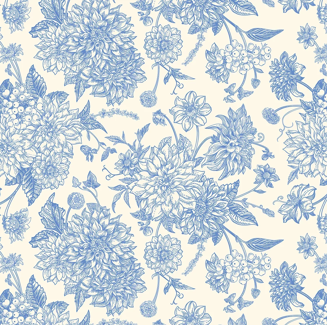 Mini Insulated Tote – Toile - LAST ONE!