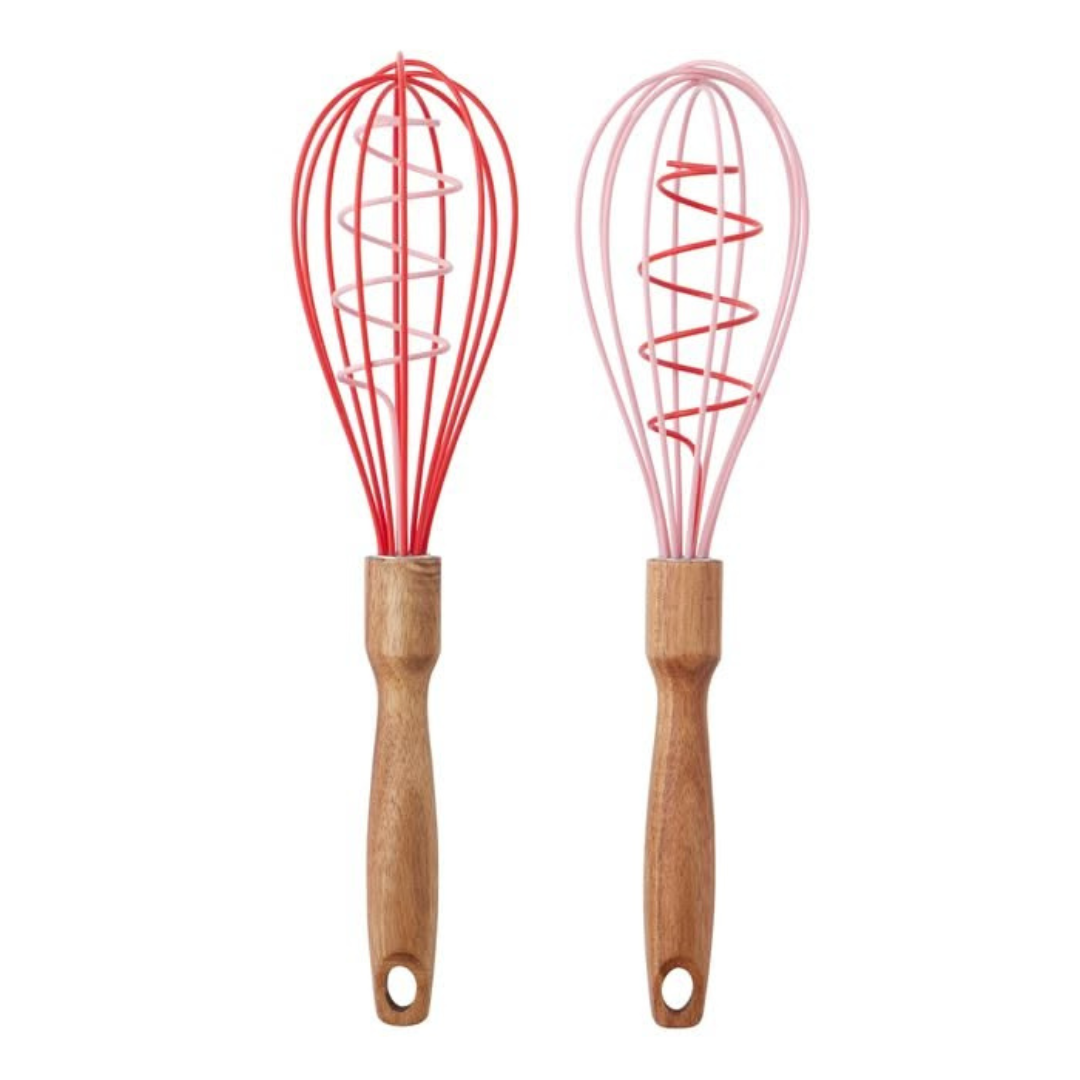 Pretty in Pink Whisk - Set of 2